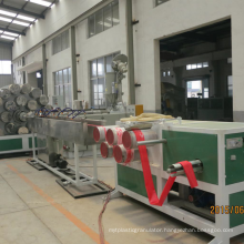 High temperature PVC lay water flat hose machine